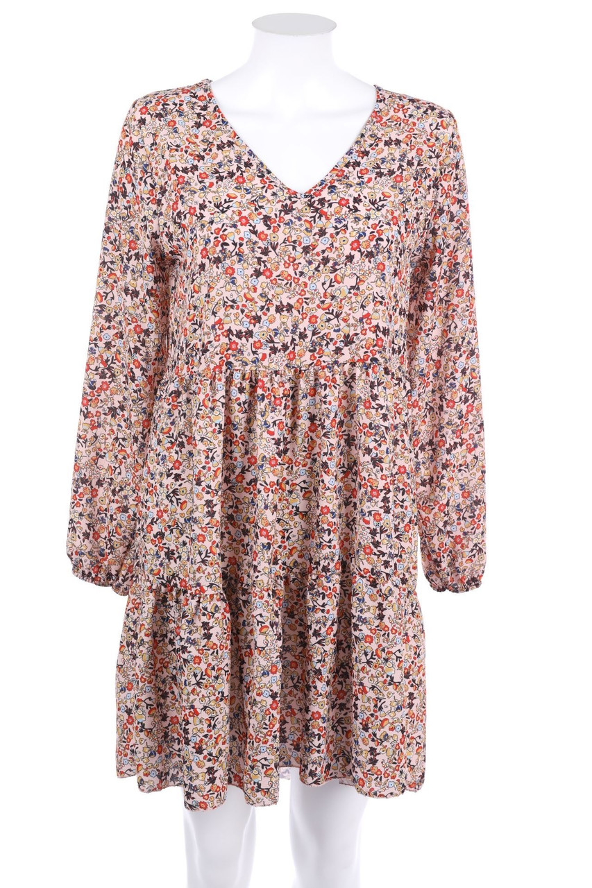 Sublevel - Mini Dress with Flower Print - S