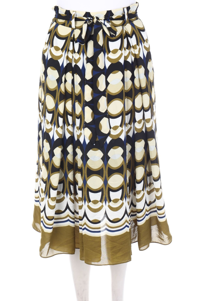 H&M - Falten-Rock mit Geo-Print - D 36