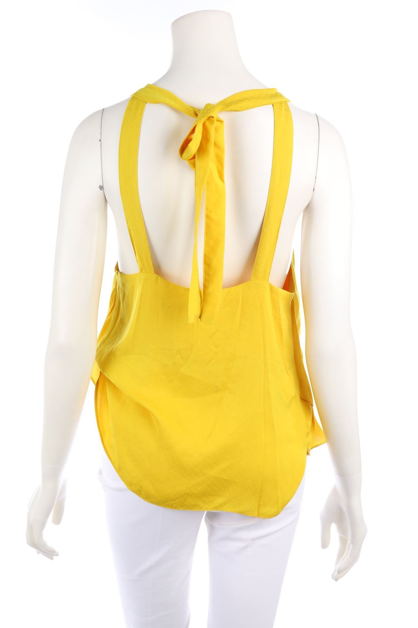 BCBG MAXAZRIA - Blusentop im Layer Look mit Wasserfall-Ausschnitt - S