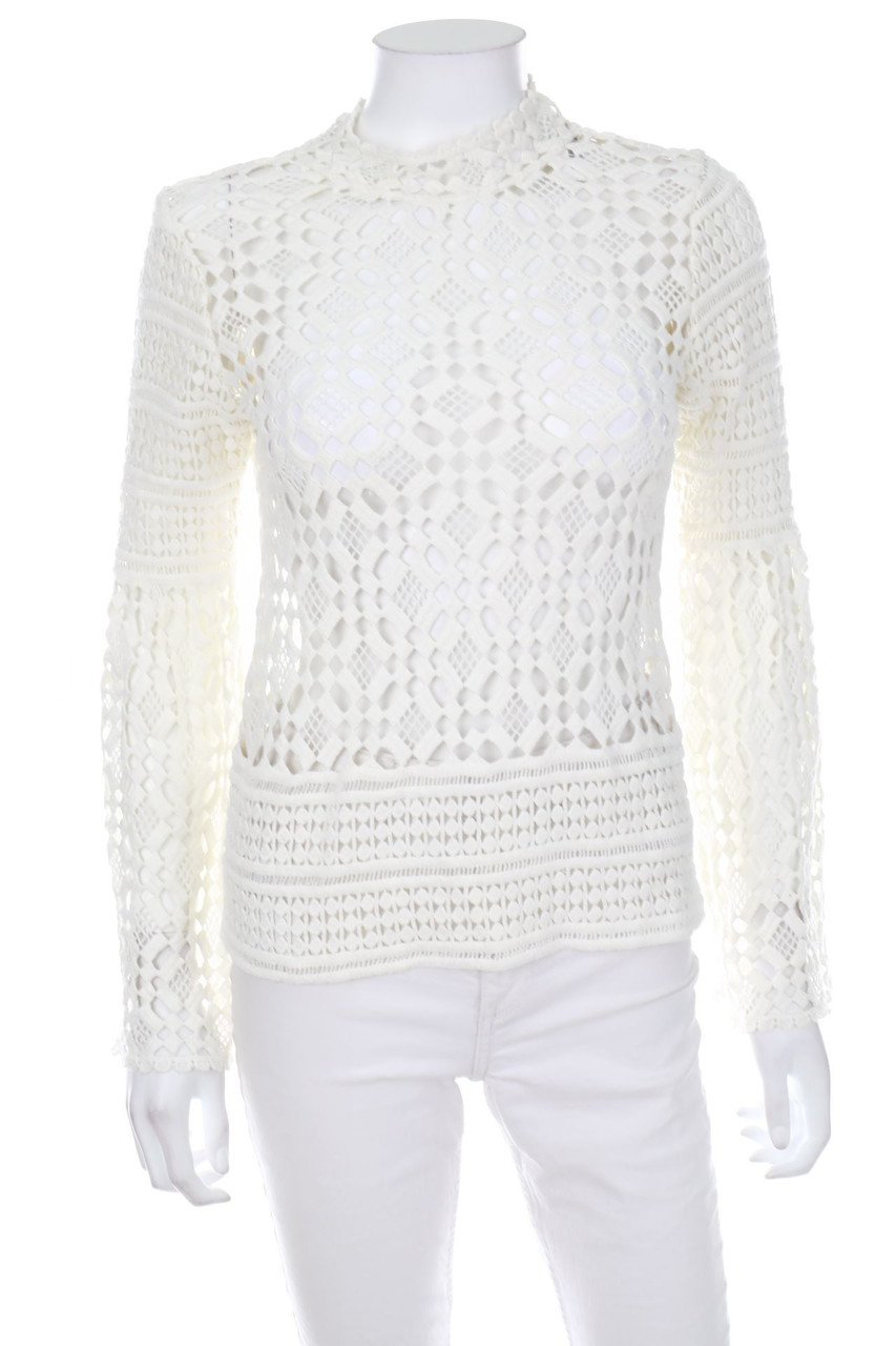 TOPSHOP - Blouse, Crochet Knit - D 34