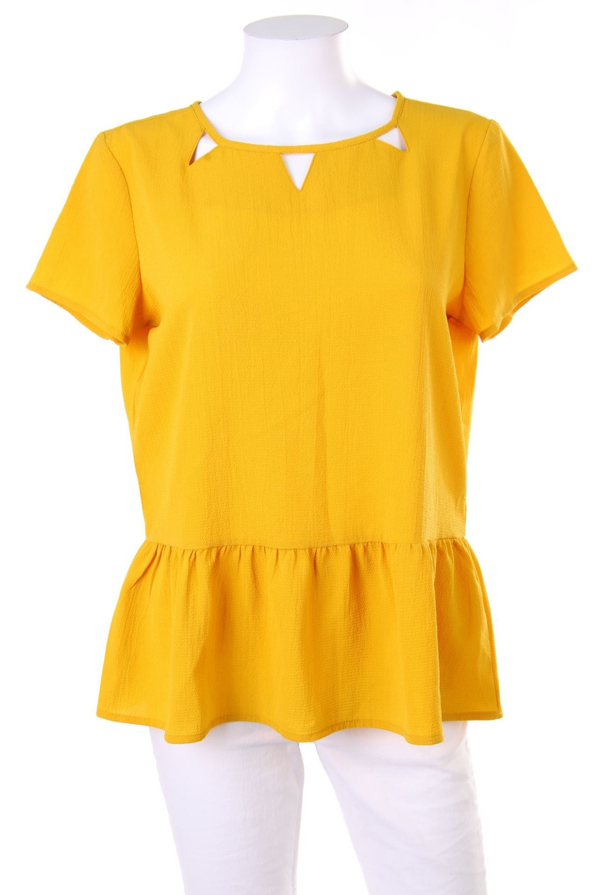 b.young - Shortsleeve Blouse with Cut-outs - D 36