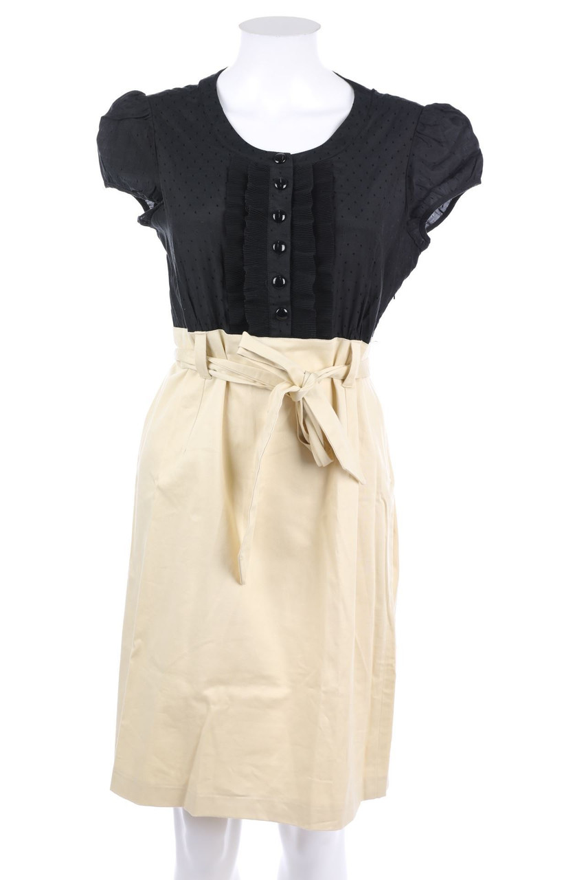 H&M - Two-in-One Kleid mit Volants - D 40