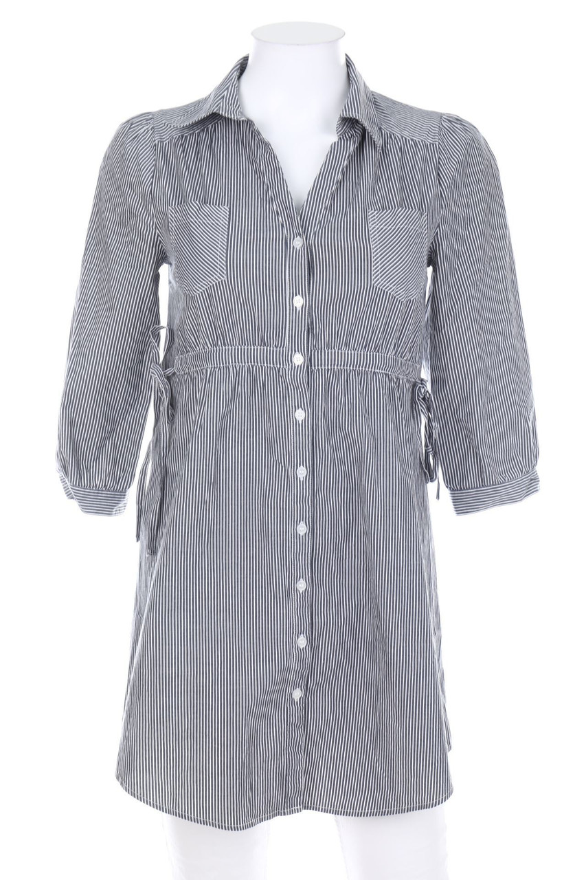 H&M - Long-Bluse mit Streifen - D 34