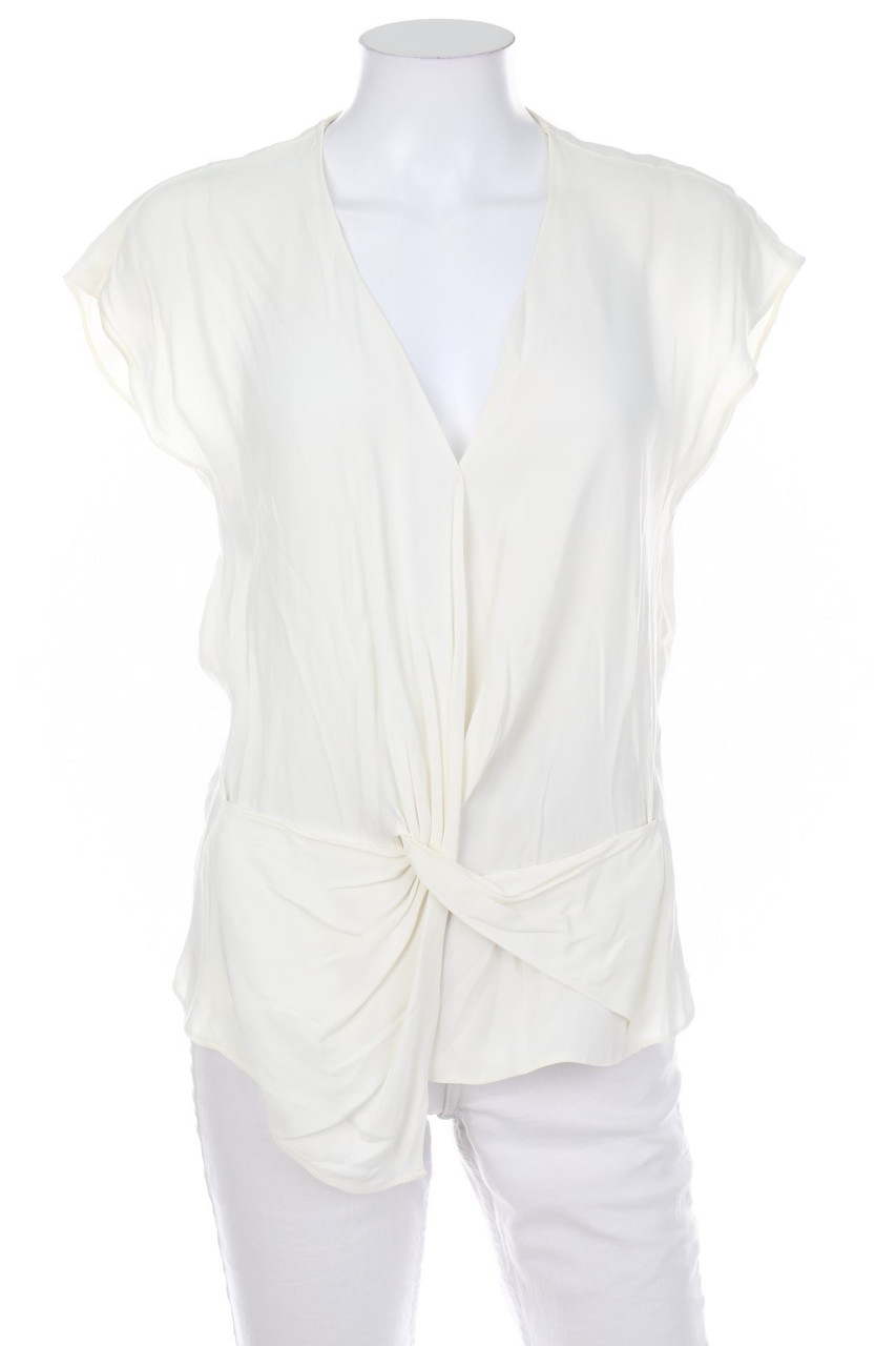 MORE & MORE - Shortsleeve Blouse, Layer Look - D 34