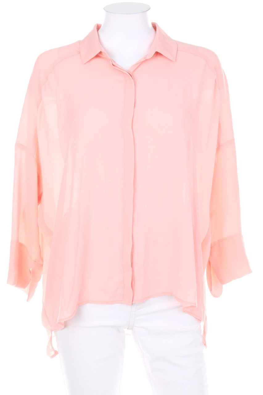 MANGO - Hemd-Bluse mit überschnittener Schulter - S