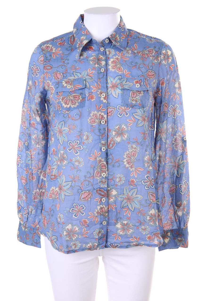 promod - Hemd-Bluse mit Print - M