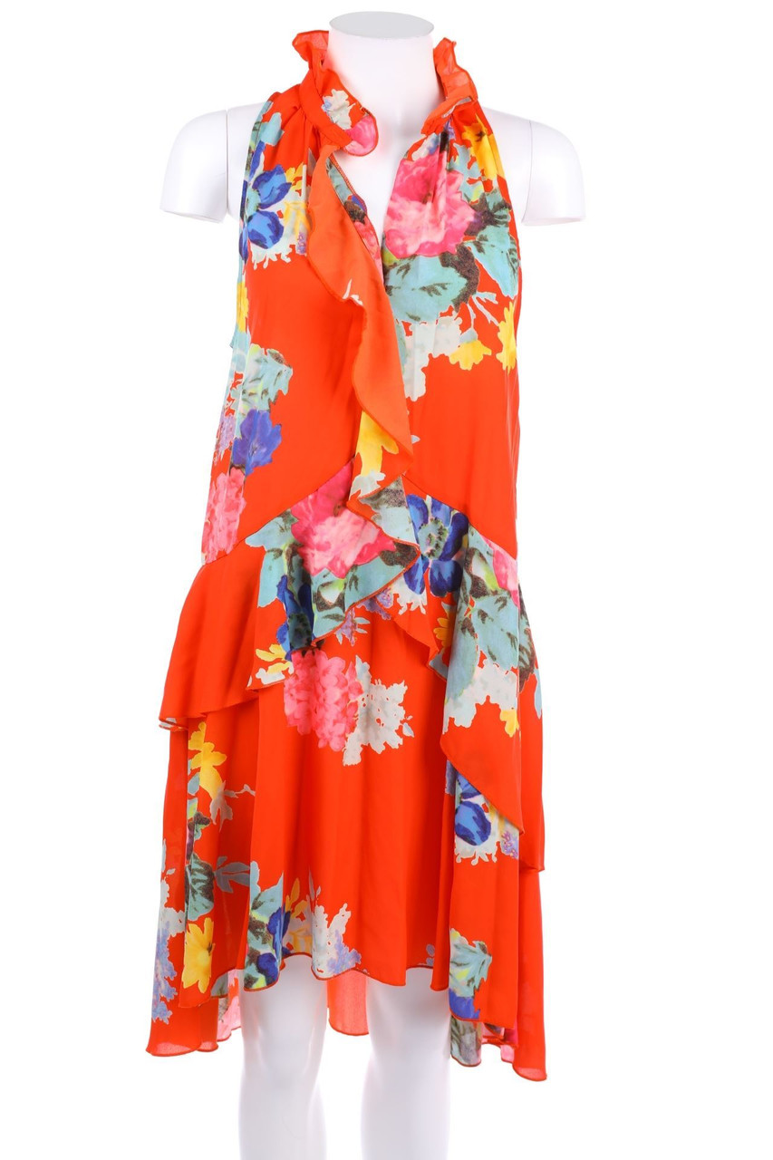 H&M - Midikleid mit Blumen-Print - D 38