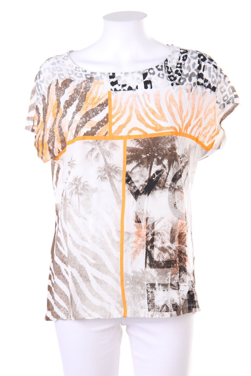 CANDA by C&A - Shortsleeve-Shirt with Applications - M