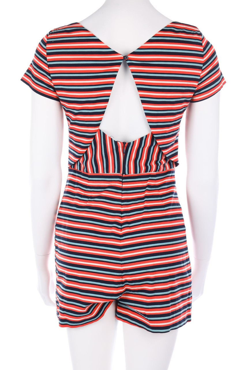 ZARA - Playsuit mit Streifen - M