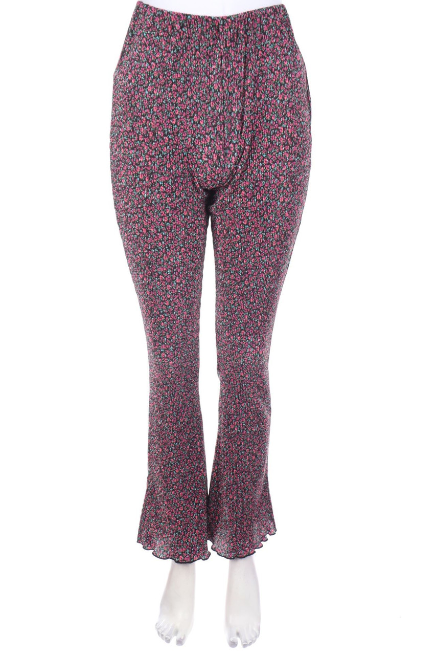 Bershka - Plissé-Pants with Print - S