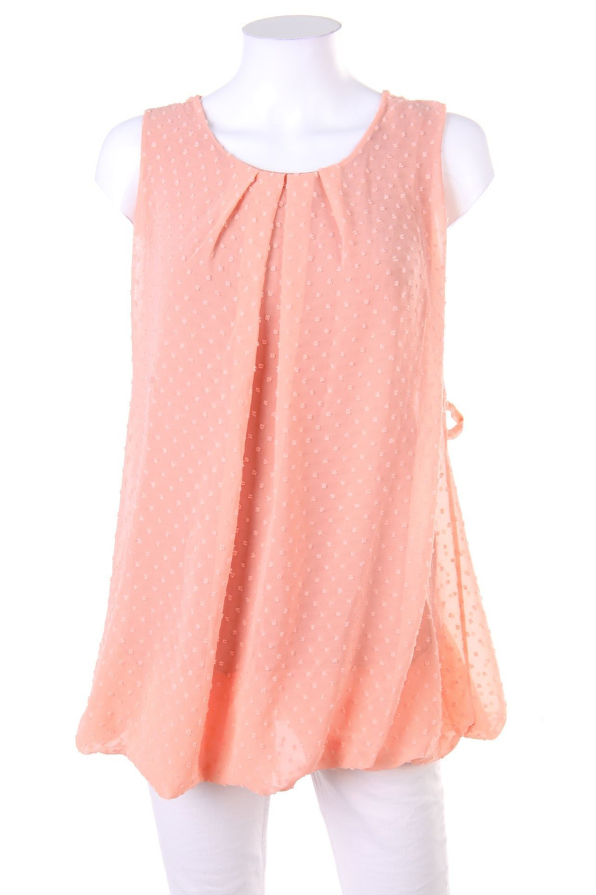 No Label - Blouse Top with Small Dots - D 34-36