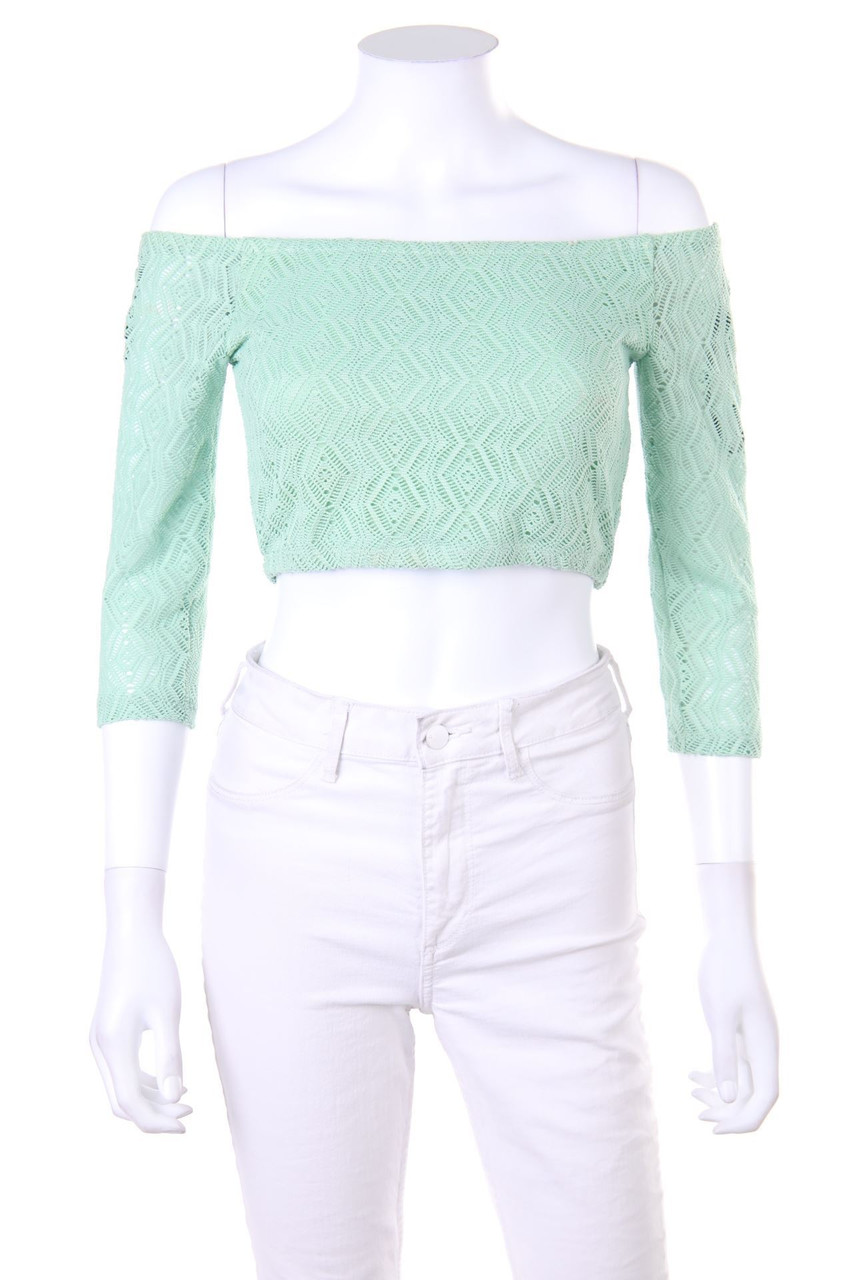 XXI - Cropped-Off-the-shoulder blouse - S