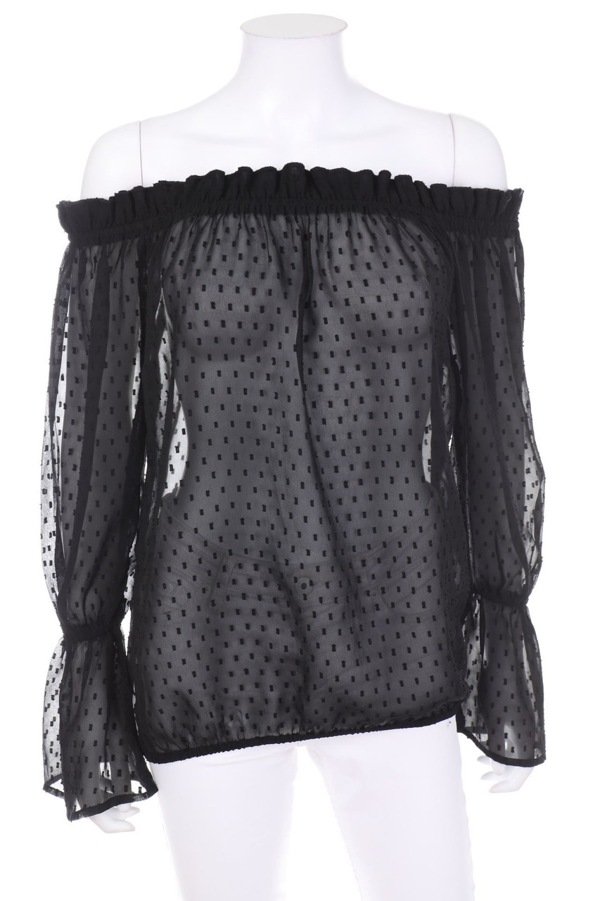 NA-KD - Off-the-shoulder blouse with Frills - S