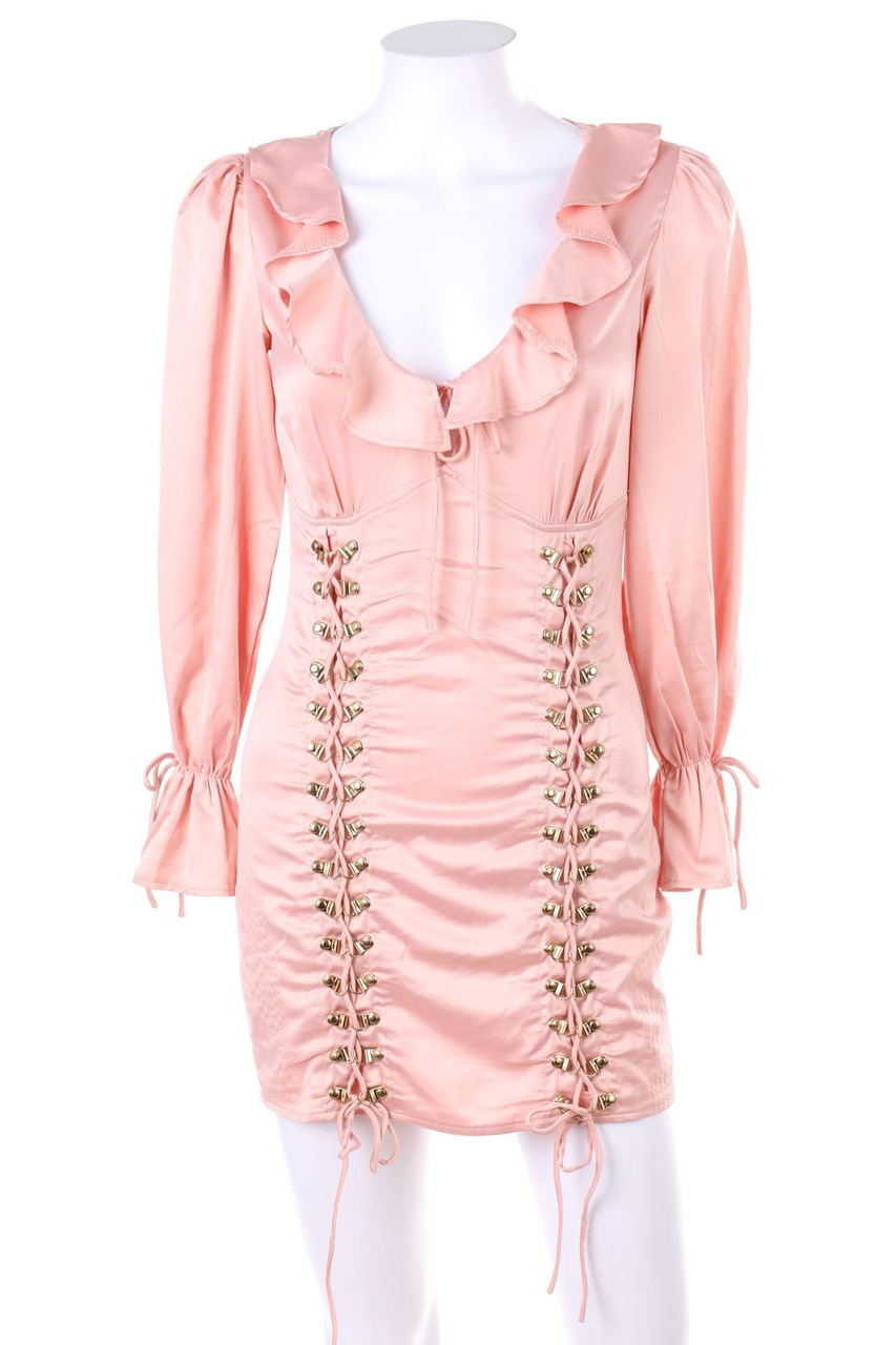 MISSGUIDED PETITE - Mini Dress with Lacing - D 34