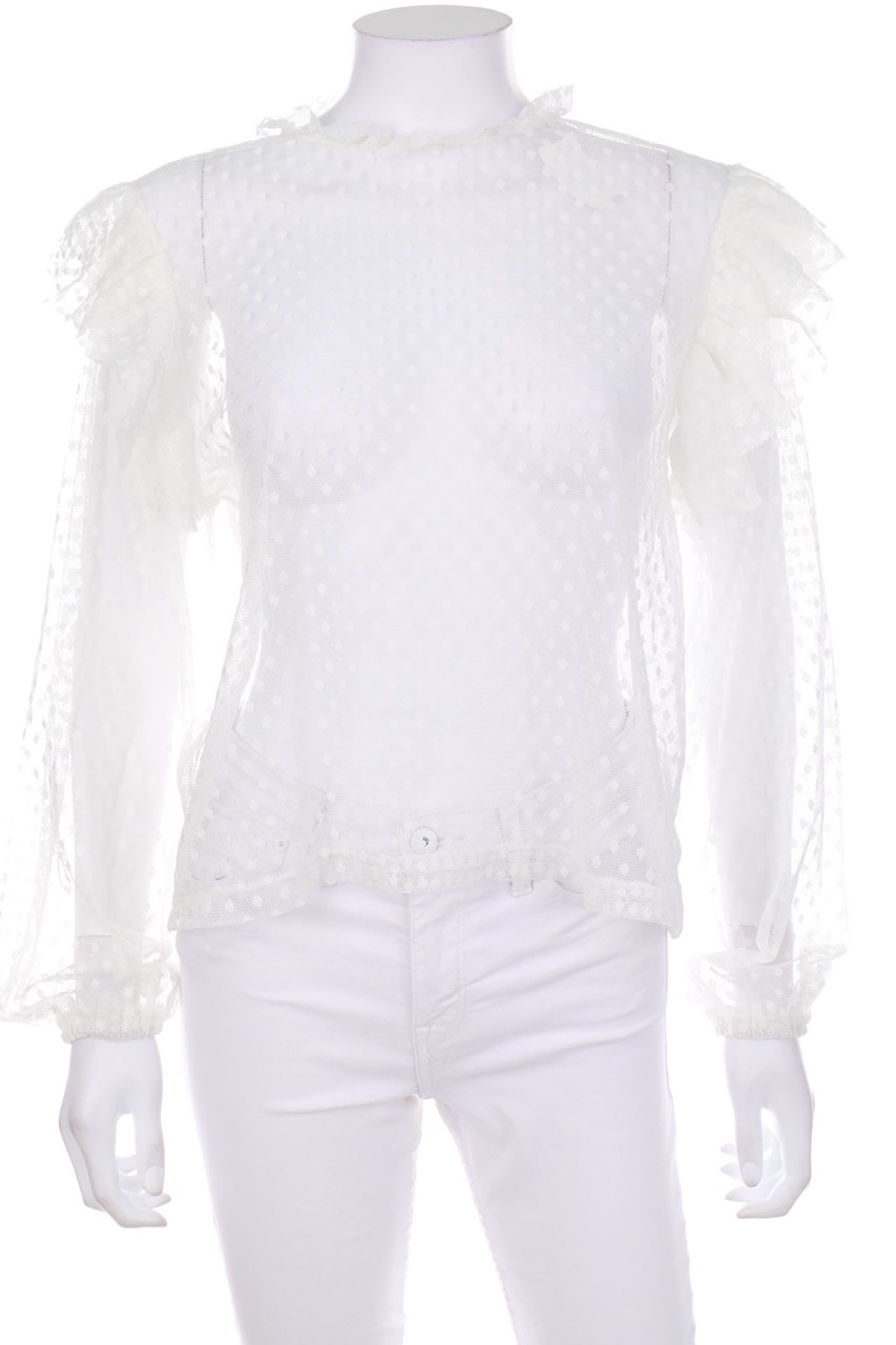 No Label - Blouse with Volants - S