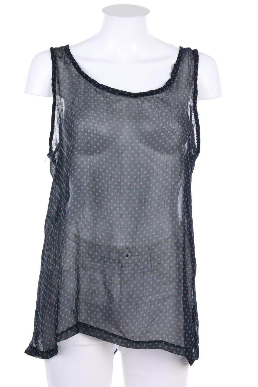 No Label - Blouse Top with Polka Dots - D 38
