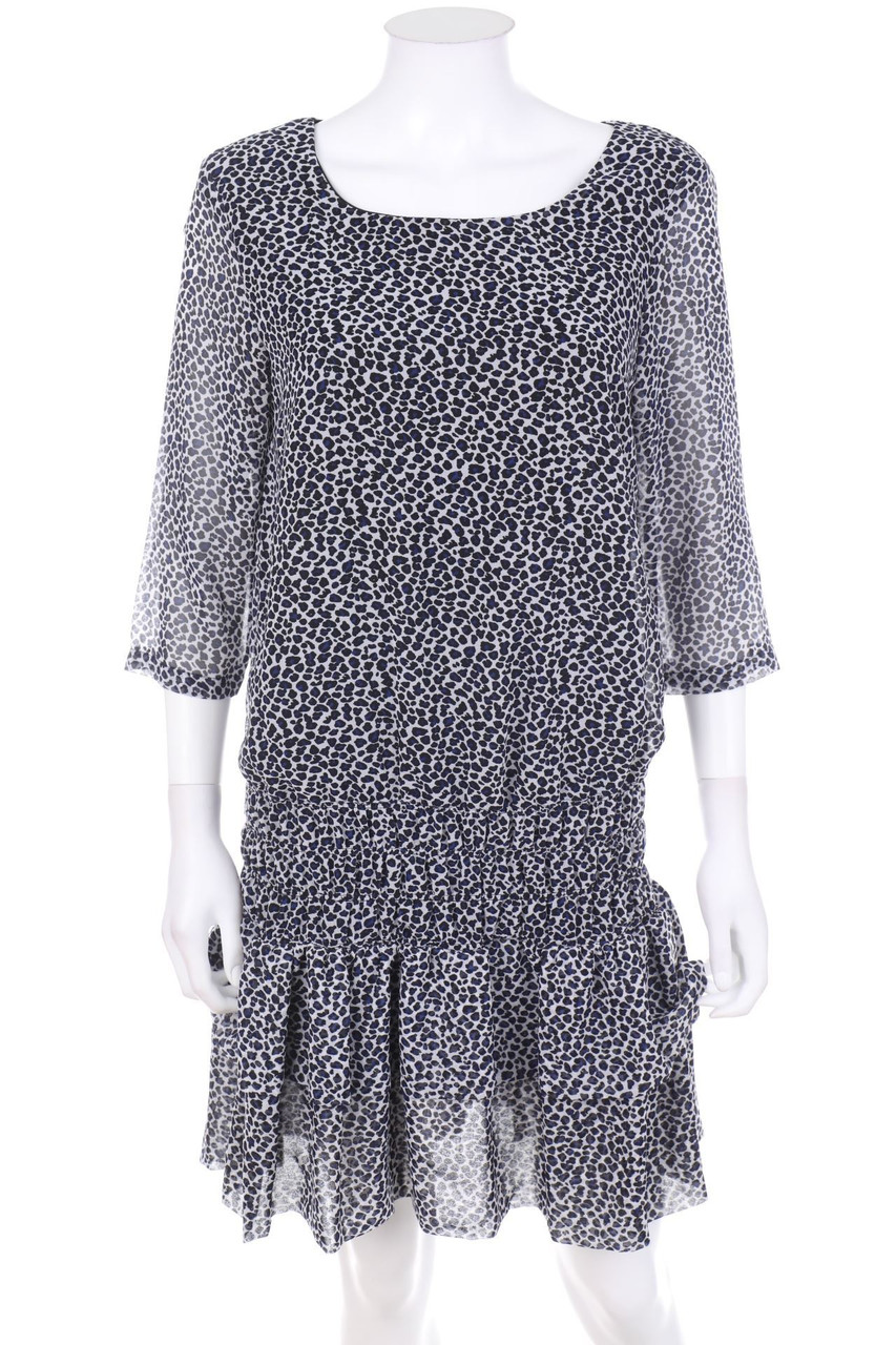 MANGO - Minikleid mit Animal-Print - M
