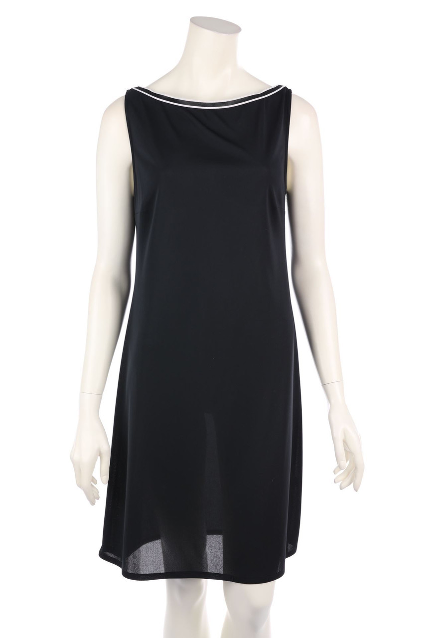 Les Copains BEACHWEAR - Jersey-Kleid mit Logo-Plakette - M