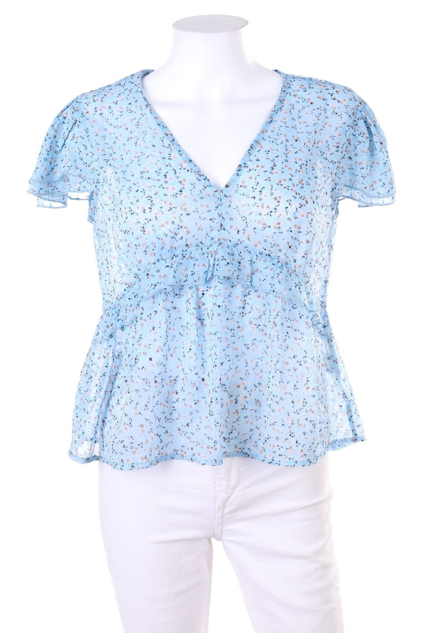 TALLY WEiJL - Ruffled Blouse with floral print - L