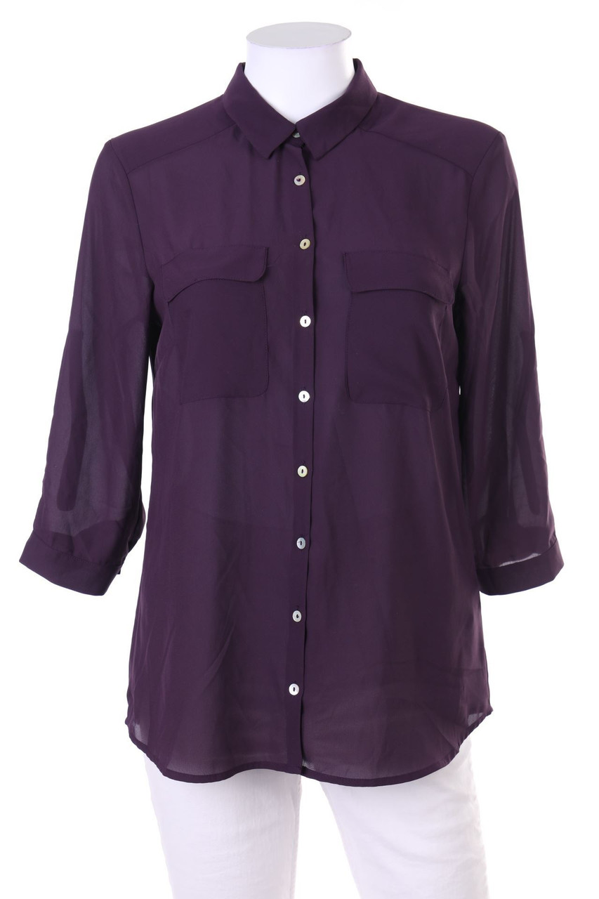 H&M - Hemd-Bluse mit 3/4-Ärmel - D 38