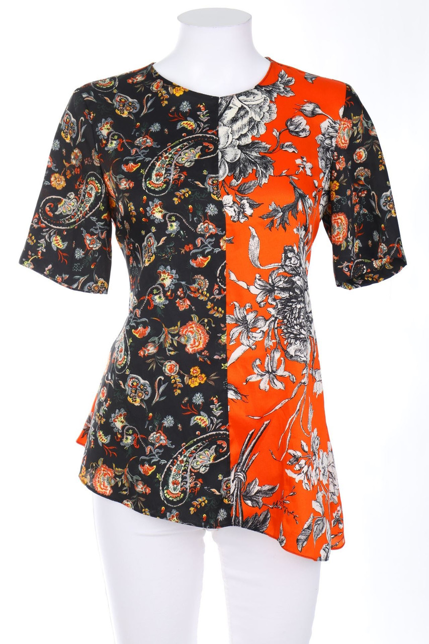 ZARA - Bluse mit Paisley-Print - XS