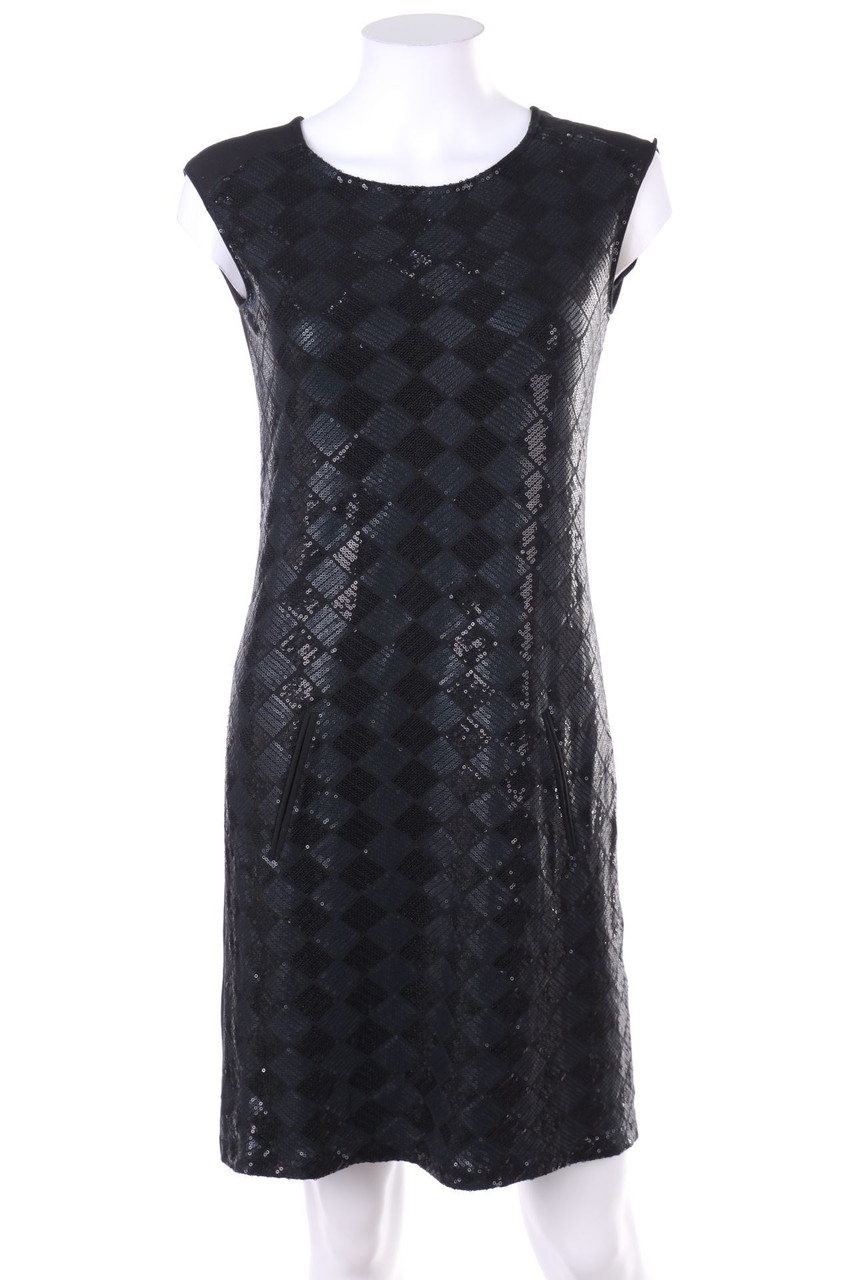 MORE & MORE - Stretch-Party-Kleid mit Pailletten - D 34