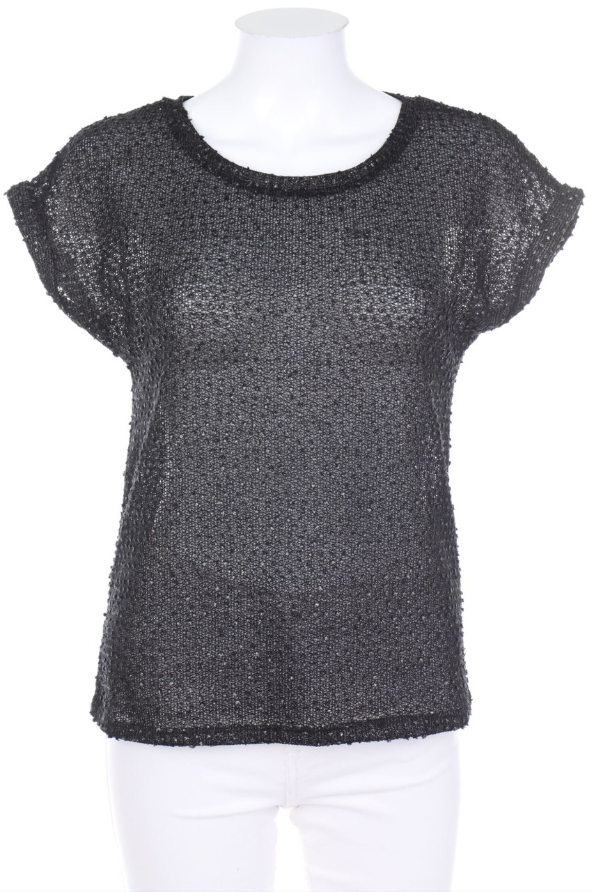Ohne Label - Strick-Top mit Glitzer - S