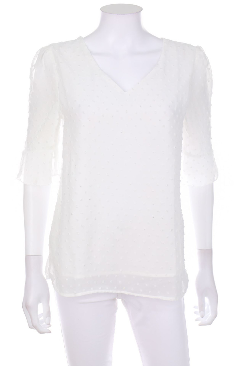 EMERY ROSE - Blouse with Small Dots - S