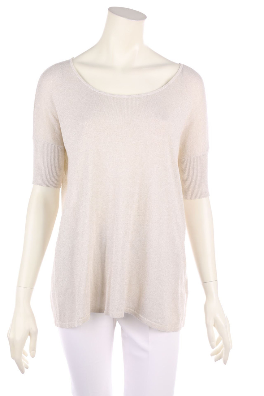 LAUREN VIDAL - Strick-Pullover mit Glitzer - S