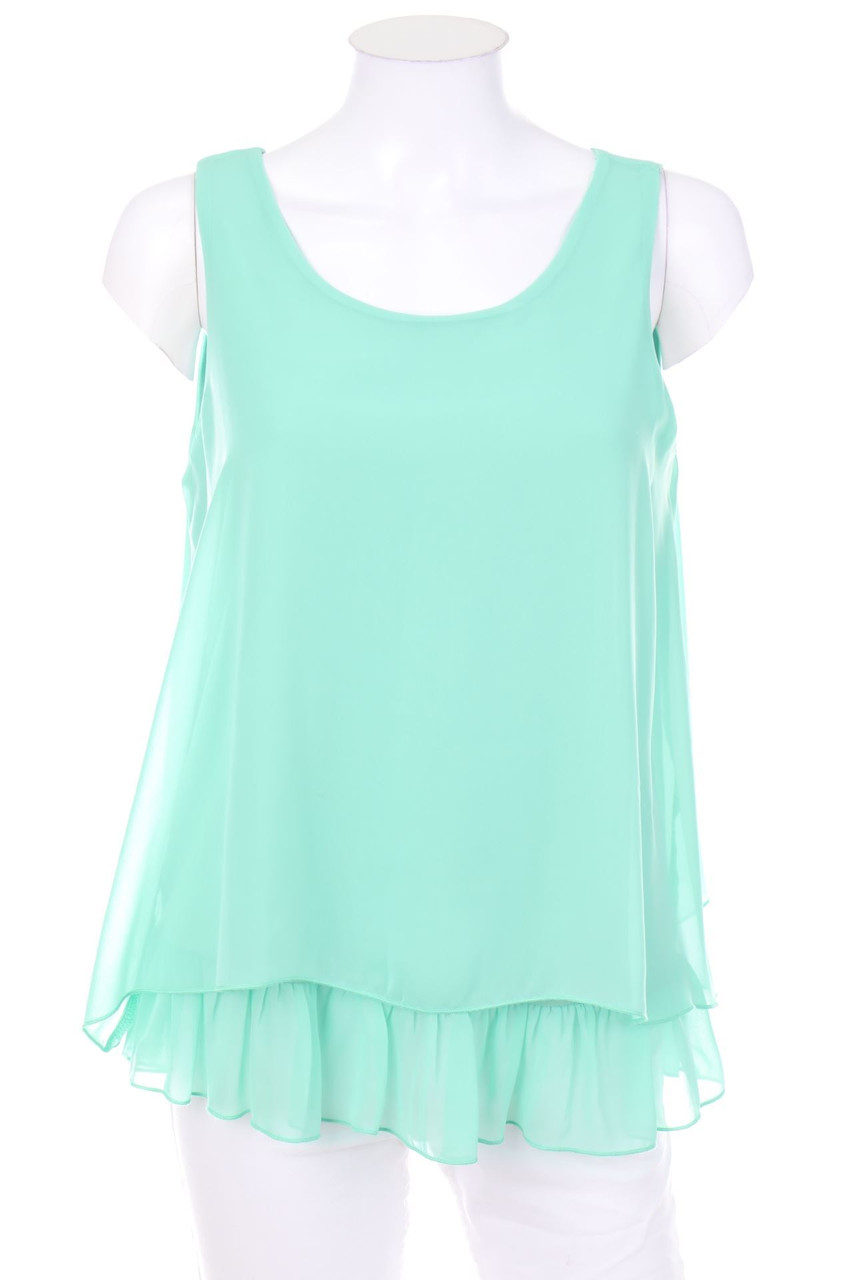 vivance collection - Blouse Top with Volants, Layer Look - D 38