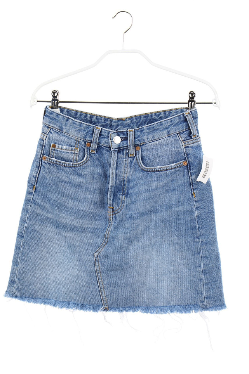 H&M &denim - distressed Jeansrock - D 32