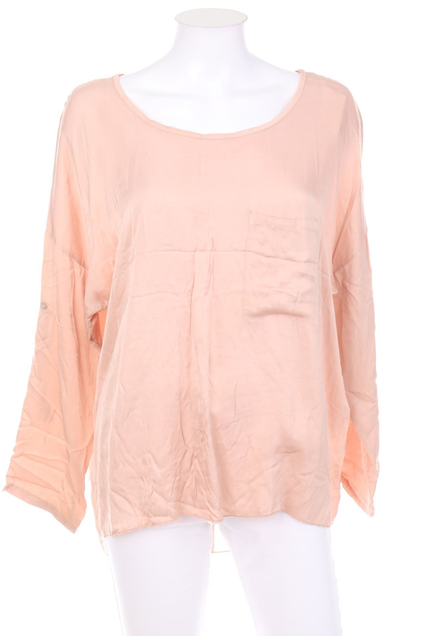 iSILK - Blouse, Silk-blend with French Cuff - L