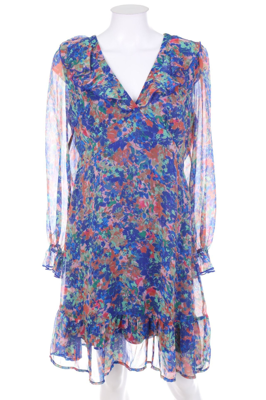 VERO MODA - Chiffon-Kleid mit tiefem Rückenausschnitt - L