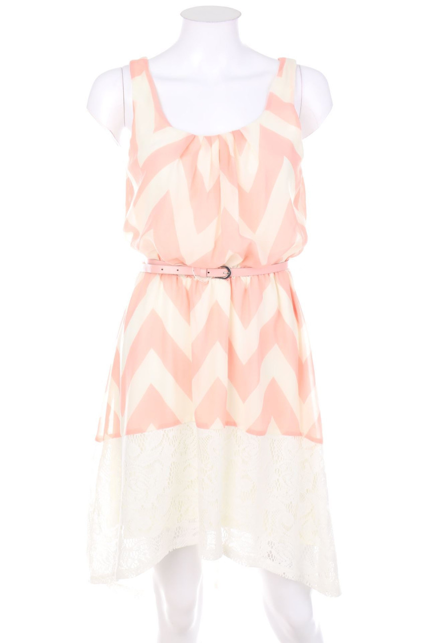 Lily Rose - Vokuhila-Cocktail Dress with Belt - S