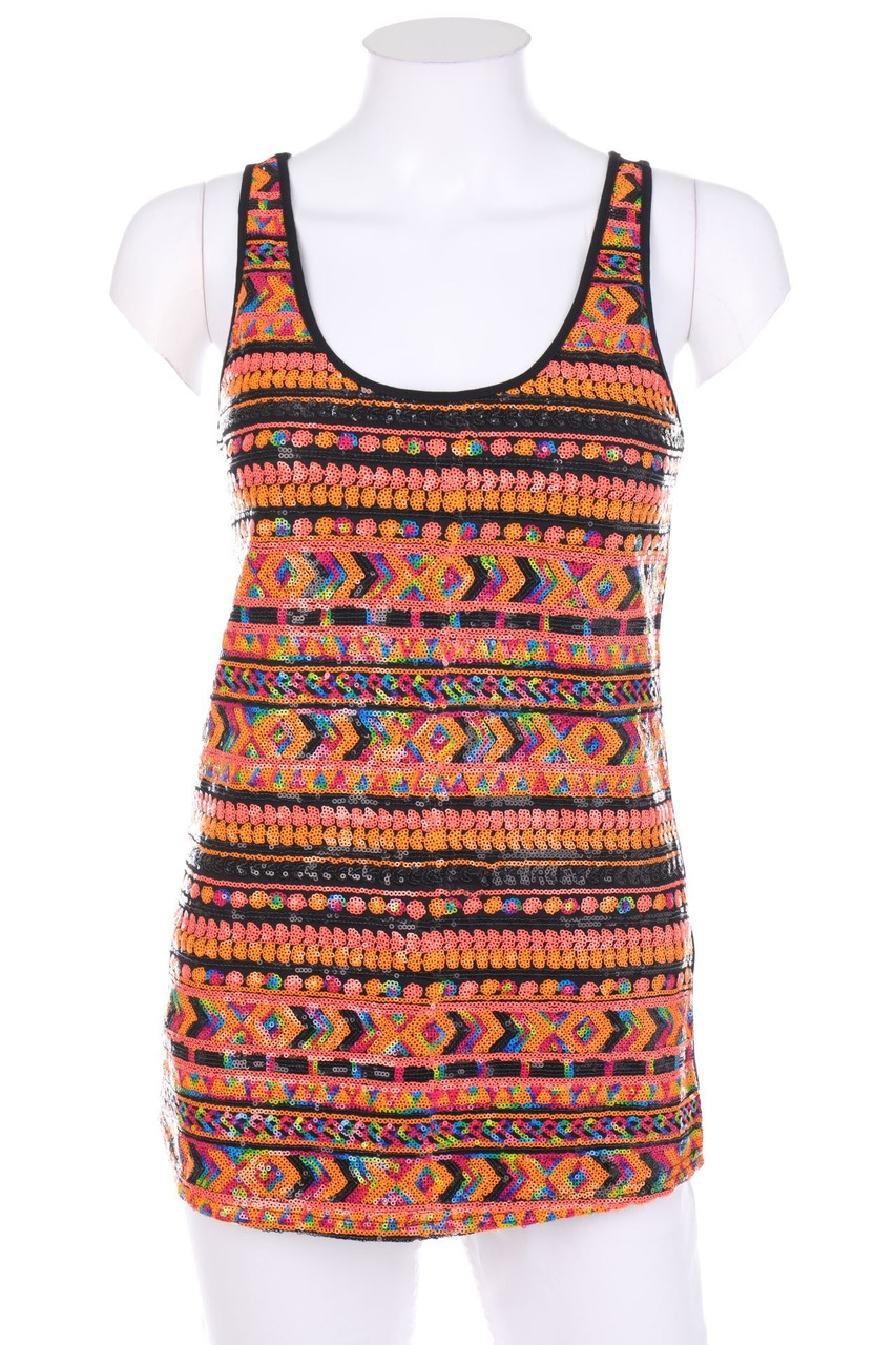 No Label - Tanktop with Sequins - S
