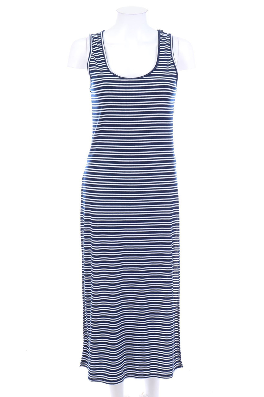 VERT de RAGE - Long-Streifen-Top mit Schlitz - S