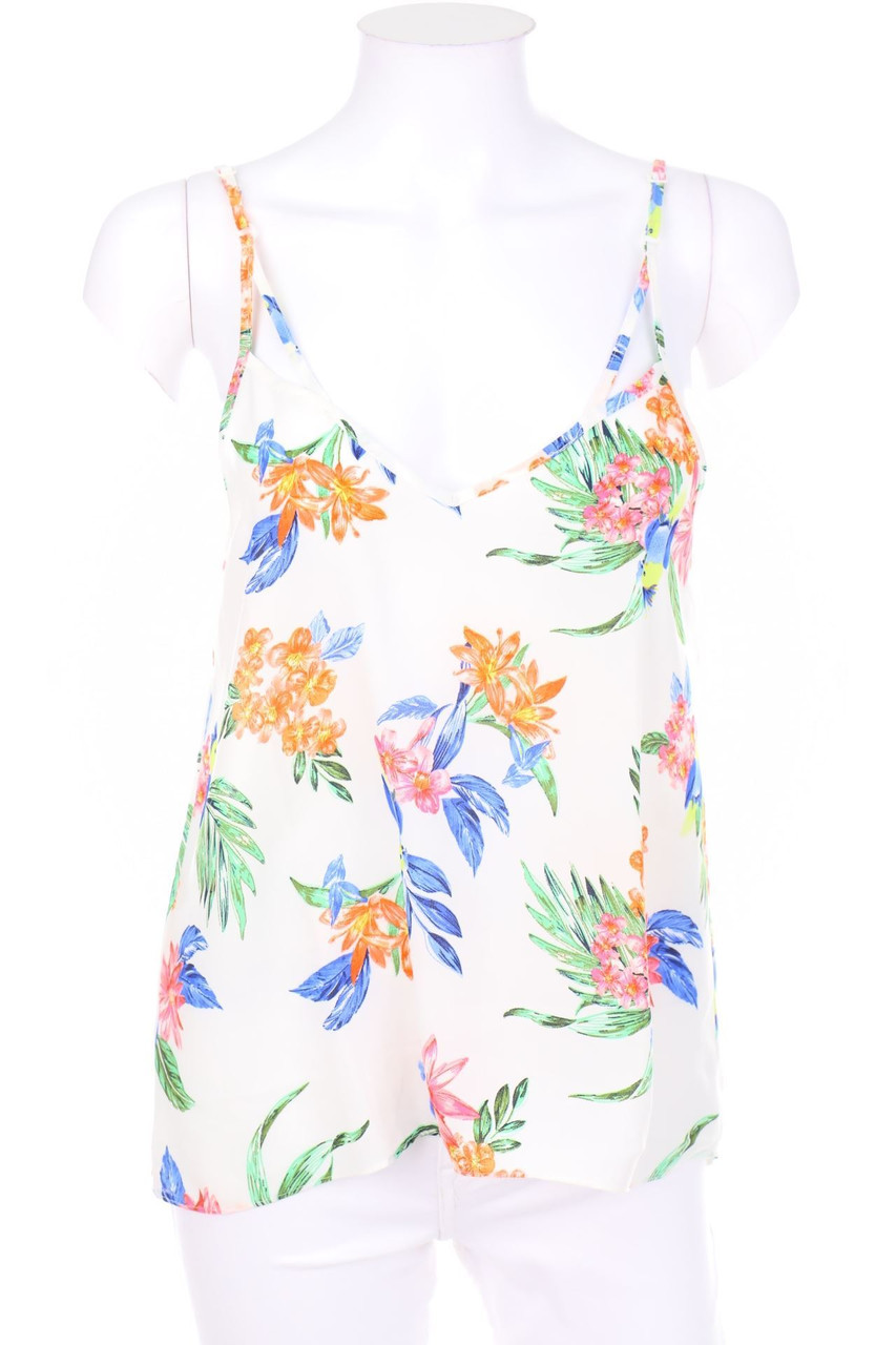 No Label - Top with Flower Print - S