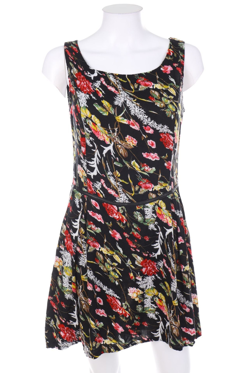 No Label - Mini Dress with Flower Print - S