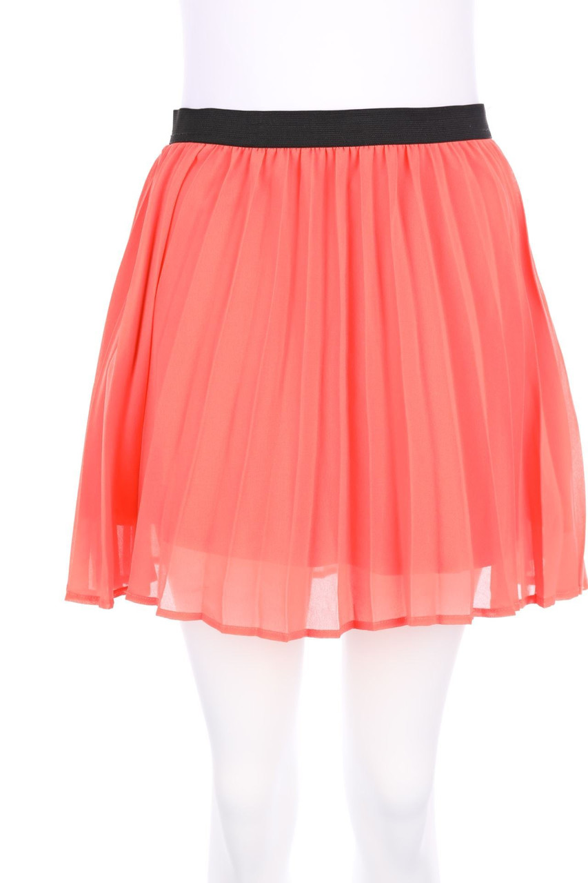 even&odd - Pleated Mini-Skirt - M