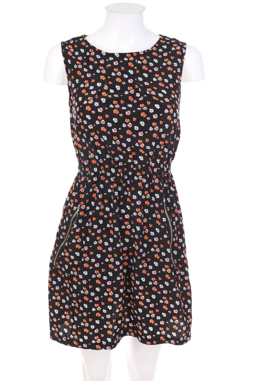 Apricot - Mini Dress with Flower Print - XS