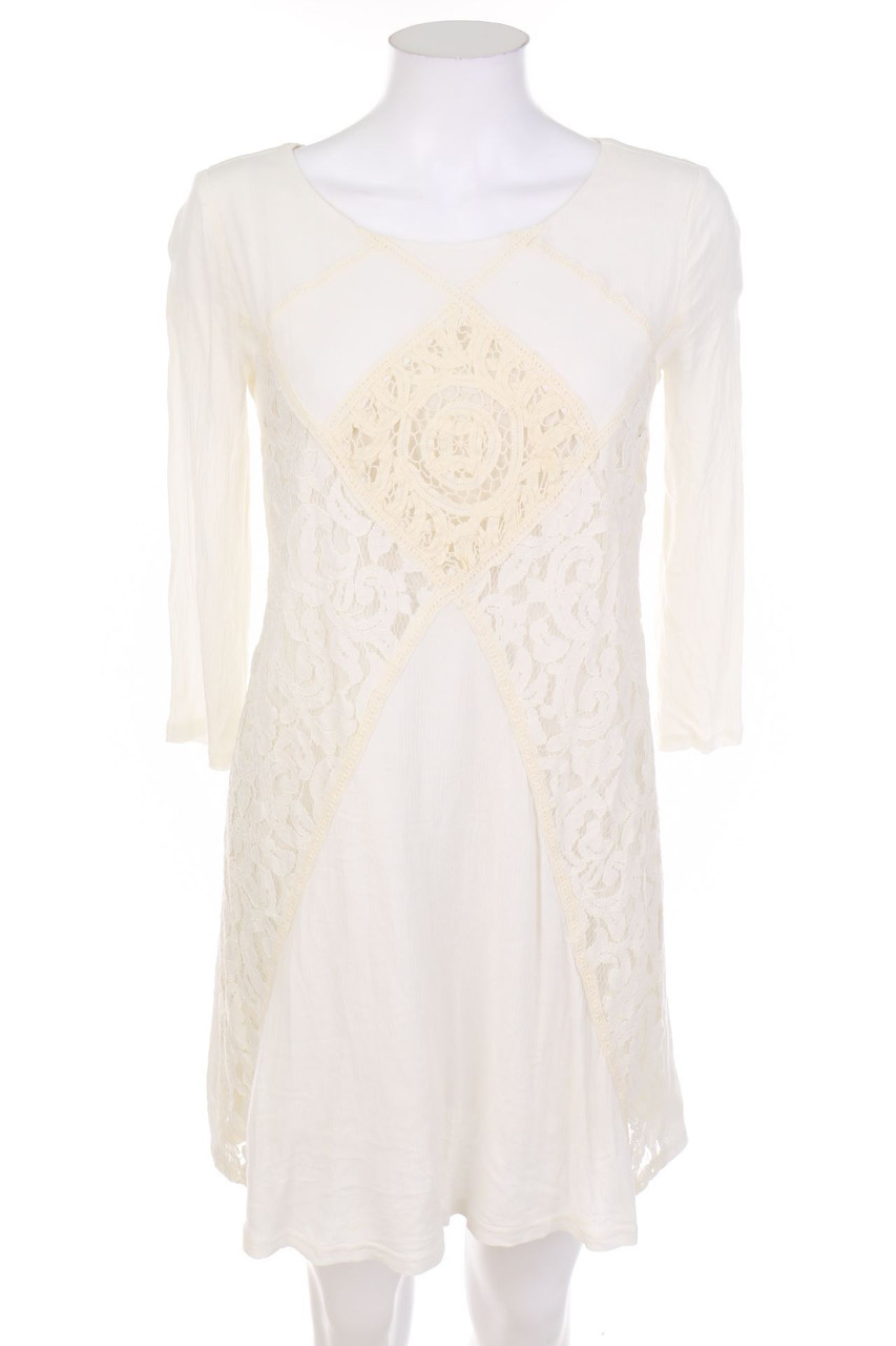 Laura Scott - Minikleid mit Spitze im Boho-Stil - D 34