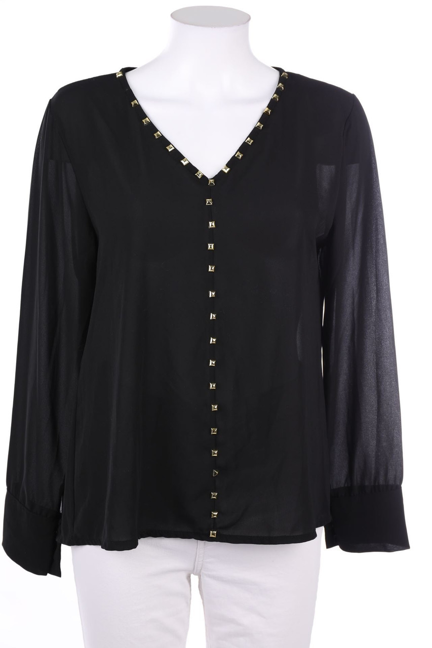 Ohne Label - Bluse mit Nieten - D 42