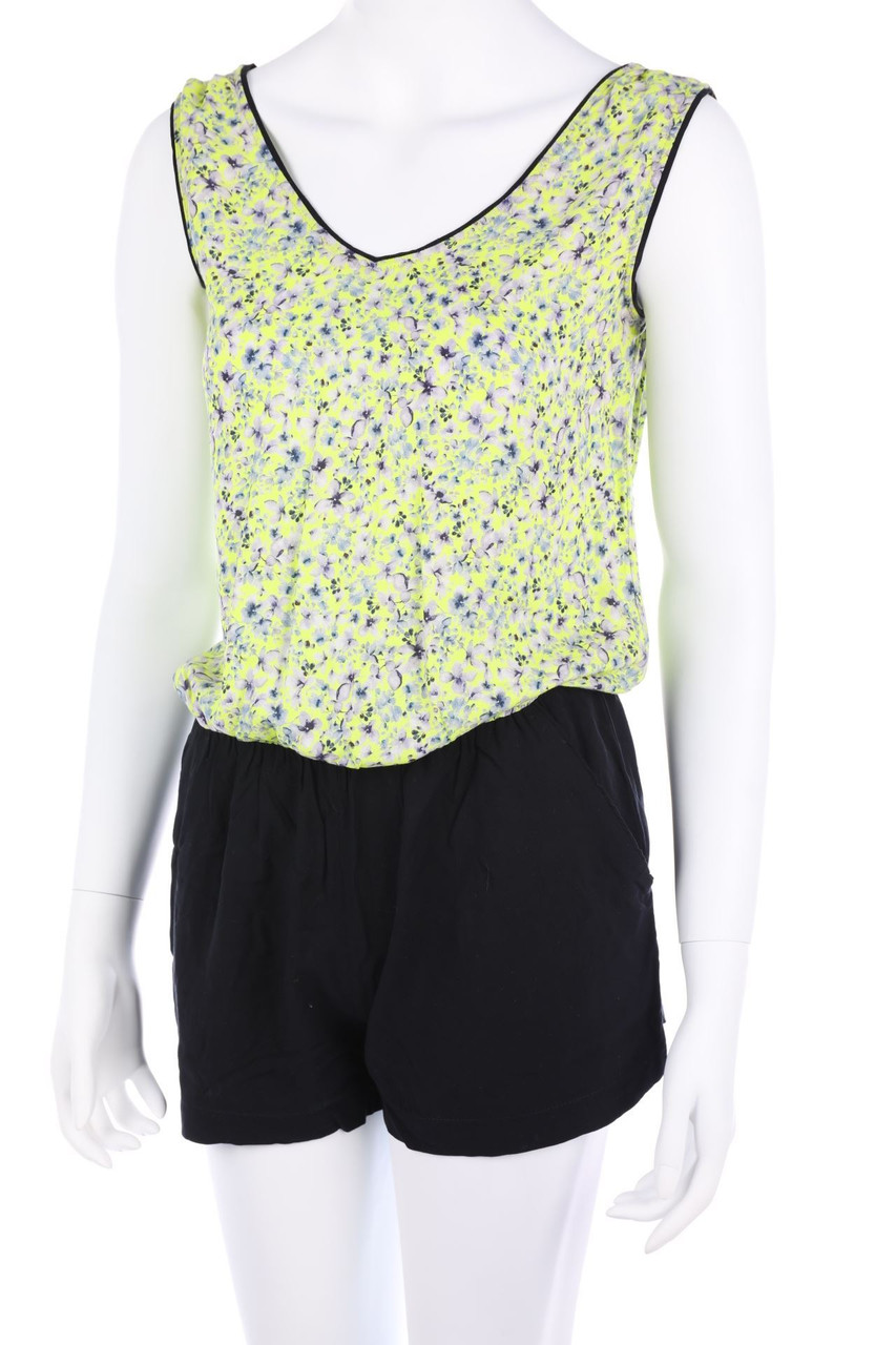 promod - Playsuit mit Blumen-Print - D 38