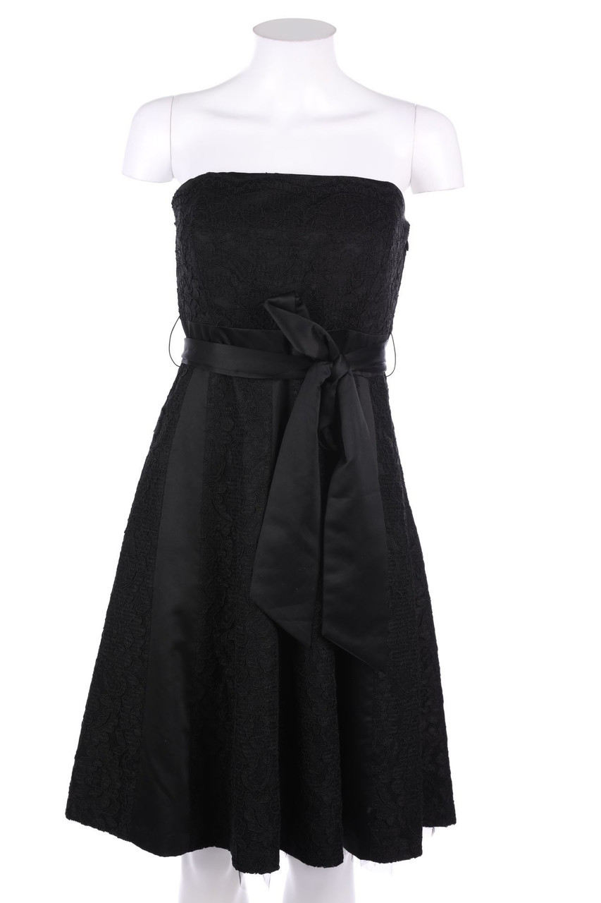 zero - Spitzen-Abendkleid im Layer Look mit Gürtel - D 36