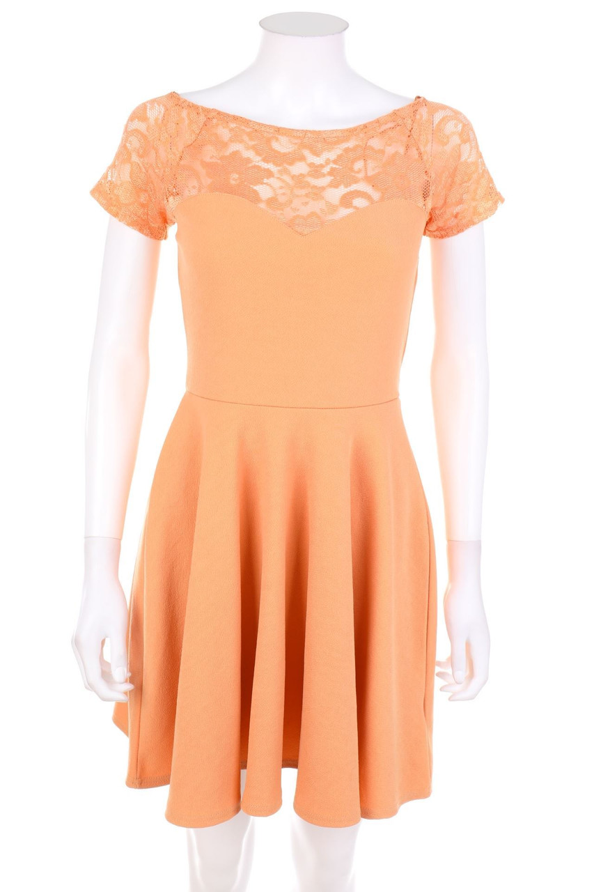 NEW LOOK - Party-Kleid mit Spitzen-Einsatz - D 36