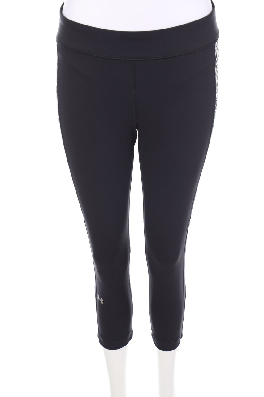UNDER ARMOUR - Cropped-Sport-Leggings mit Print - L