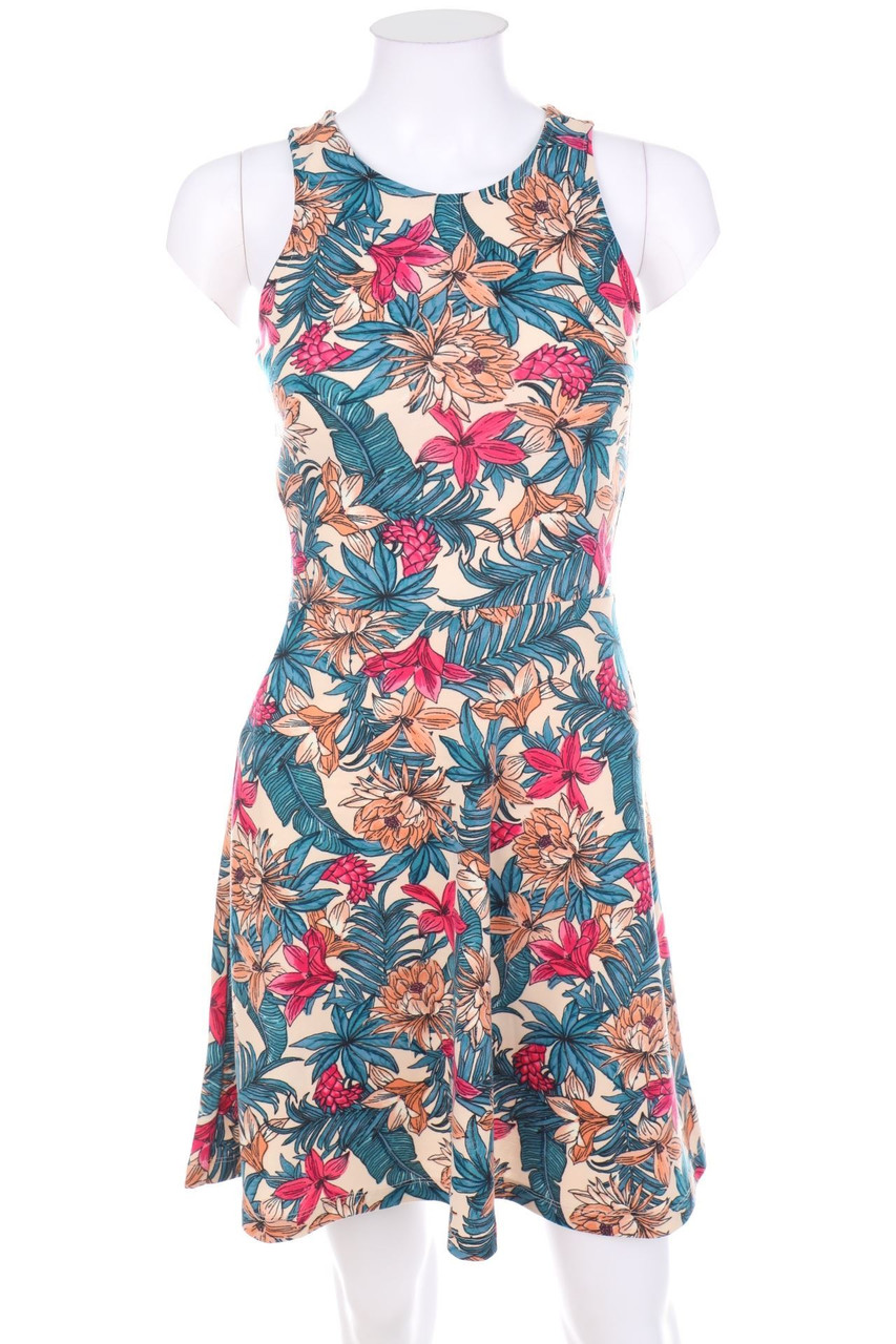H&M - Skater-Kleid mit Blumen-Print - XS