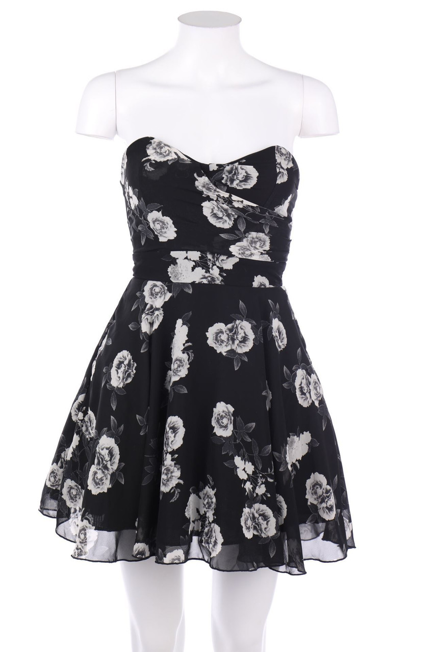 No Label - Dress with Flower Print - D 30-32