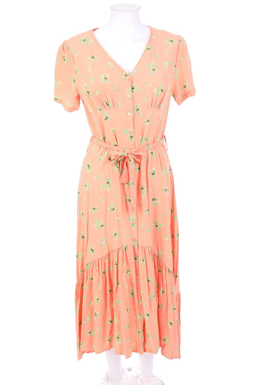 SECONDHAND - Maxi Dress with Flower Print - S