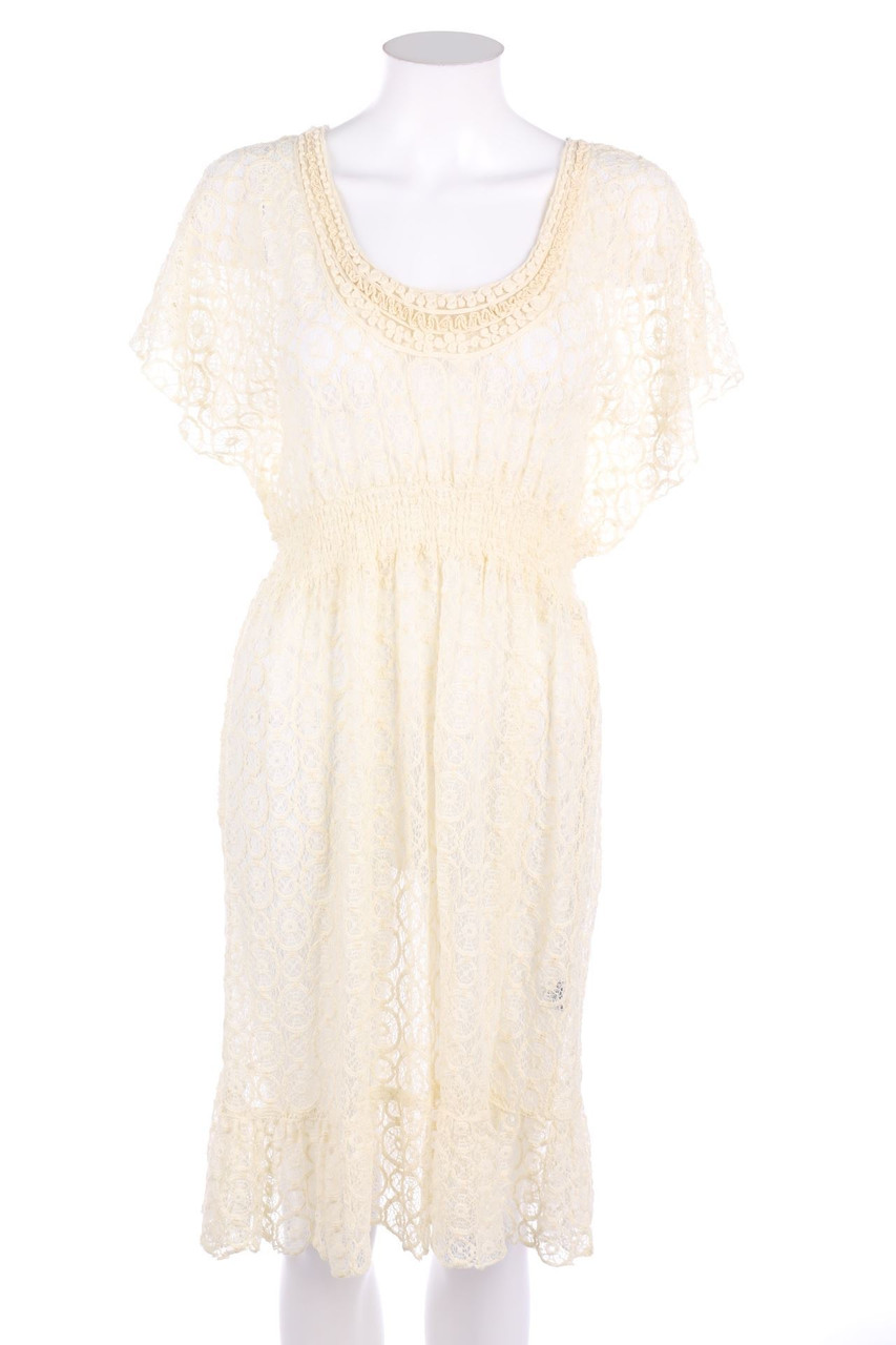 Rossella Carrara - Boho Dress, Lace with Overcut Shoulder - M